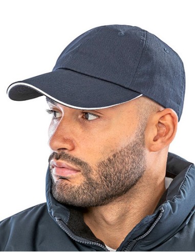 R-RC038X-Herringbone Cap With Sandwich Peak